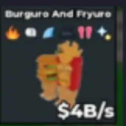 Burguro and Fryuro 4B s (Секретный персонаж) — Roblox, лот №222466