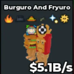 Burguro and Fryuro 5.1B Clean Traits (Секретный персонаж) — Roblox, лот №222467