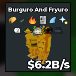 Burguro and Fryuro 6.2B s (Секретный персонаж) — Roblox, лот №222476