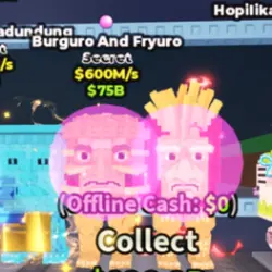 Burguro and Fryuro 600M S (Bubblegum) #Y6XF7J (Секретный пе… — Roblox, лот №222479