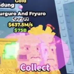 Burguro and Fryuro 637,5M s GOLD (Секретный персонаж) — Roblox, лот №222480
