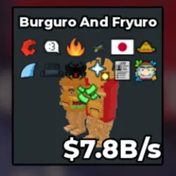 Burguro and Fryuro 7.8B s (Секретный персонаж) — Roblox, лот №222481