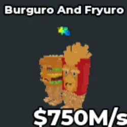 Burguro and Fryuro 750M s (Секретный персонаж) — Roblox, лот №222482