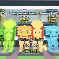 Burguro and Fryuro 750M s SINGLE (1x) TRAITS (Секретный пер… — Roblox, лот №222483