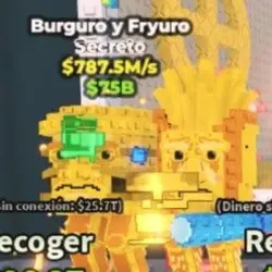 Burguro And Fryuro 787.5M s Secret Gold (al4) (Секретный пе… — Roblox, лот №222484