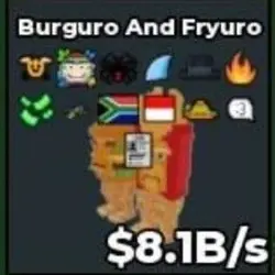 Burguro and Fryuro 8.1B Very Crazy Burguro and Fryuro Ikyym… — Roblox, лот №222485