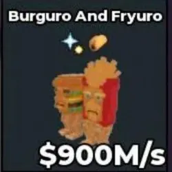 Burguro and Fryuro 900 M s (Секретный персонаж) — Roblox, лот №222489