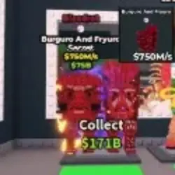 Burguro and Fryuro Bloodrot 750M s with Moon Mutation (Секр… — Roblox, лот №222491