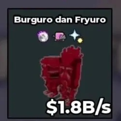 Burguro and Fryuro Bloodrot [1.8 B s ] with Galaxy trait (С… — Roblox, лот №222492
