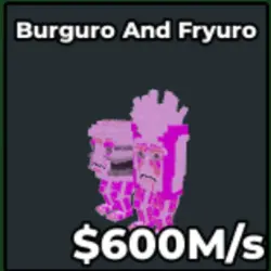 Burguro And Fryuro Candy 600M S (Секретный персонаж) — Roblox, лот №222495