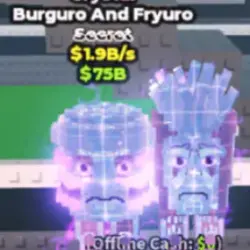 Burguro and Fryuro Crystal Instan (Секретный персонаж) — Roblox, лот №222500
