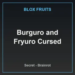 Burguro and Fryuro Cursed (Секретный персонаж) — Roblox, лот №222501