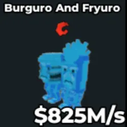 Burguro and Fryuro Diamond $825M S V309 (Секретный персонаж) — Roblox, лот №222507