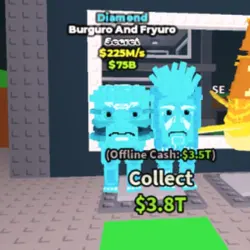 Burguro And Fryuro Diamond 225M s (Секретный персонаж) — Roblox, лот №222511