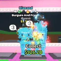 Burguro and Fryuro Diamond 3.7B s (Секретный персонаж) — Roblox, лот №222512