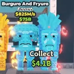 Burguro and Fryuro diamond 825M s (Секретный персонаж) — Roblox, лот №222513