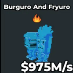 Burguro and Fryuro Diamond 975M s (Секретный персонаж) — Roblox, лот №222514