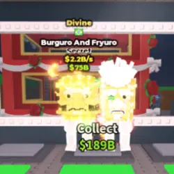 Burguro and Fryuro Divine 2B s (Секретный персонаж) — Roblox, лот №222521