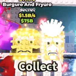 Burguro and Fryuro Divine1.5 B s (Секретный персонаж) — Roblox, лот №222525