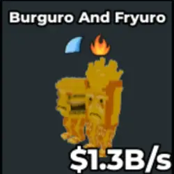 Burguro and Fryuro Gold 1.3B s (Секретный персонаж) — Roblox, лот №222533
