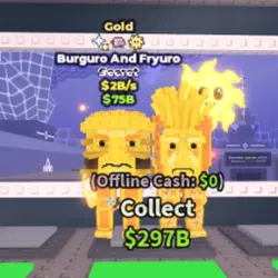 Burguro and Fryuro Gold 2B s With Trait SUN (Секретный перс… — Roblox, лот №222536