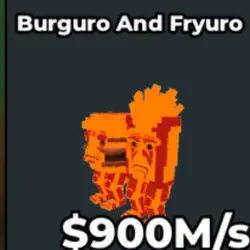 Burguro and Fryuro Lava (Секретный персонаж) — Roblox, лот №222540