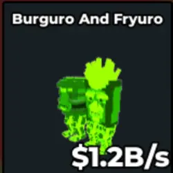 Burguro and Fryuro Radioactive (Секретный персонаж) — Roblox, лот №222548