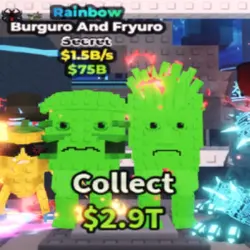 Burguro and Fryuro Rainbow 1.5 B S (Секретный персонаж) — Roblox, лот №222555