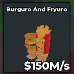 Burguro and Fryuro!!! FOR FUSE!!! 150M s (Секретный персона… — Roblox, лот №222569