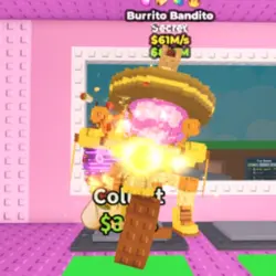 Burrito Bandito - Gold (Секретный персонаж) — Roblox, лот №222595