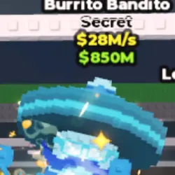 Burrito Bandito Diamond 28 M s (Секретный персонаж) — Roblox, лот №222616