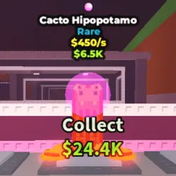 Cacto Hipopotamo Lava Very RARE (Редкий персонаж) — Roblox, лот №222694