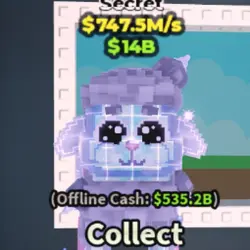 Candini Fluffini 747.5M s Crystal (Секретный персонаж) — Roblox, лот №222737