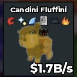 Candini Fluffini Gold ! 1.7B s (Секретный персонаж) — Roblox, лот №222738