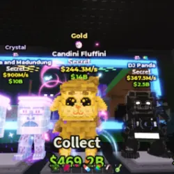 Candini Fluffini Gold 244M S + DJ Panda Phantom (Секретный … — Roblox, лот №222739