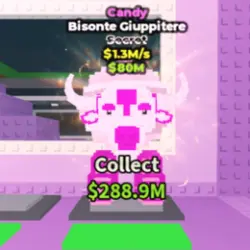 Candy Bisonte Giuppitere 1.3 M s (Секретный персонаж) — Roblox, лот №222763