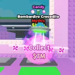Candy Bombardiro Crocodilo 30 K s (3 TRAITS) (Мифический пе… — Roblox, лот №222768