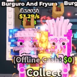 Candy Burguro and Fryuro 3.2B S (Taco + 4 Traits) #B9KY7E (… — Roblox, лот №222784