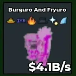 Candy Burguro and Fryuro 4.1B s 1YR Trait zidan (Секретный … — Roblox, лот №222785