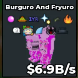 Candy Burguro and Fryuro 6.9B s Has 1YR Trait (Секретный пе… — Roblox, лот №222786