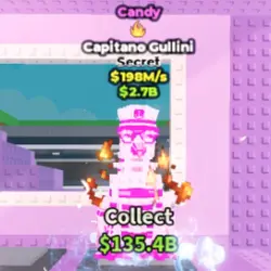 Candy Capitano Gullini 198 M s (FIRE TRAIT) (Секретный перс… — Roblox, лот №222794