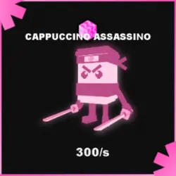 Candy Cappuccino Assassino 300 s (Эпический персонаж) — Roblox, лот №222805