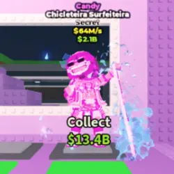 Candy Chicleteira Surfeiteira 64 M s (Секретный персонаж) — Roblox, лот №222823