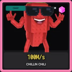 Candy Chillin Chili 100M s (Секретный персонаж) — Roblox, лот №222840