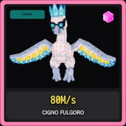 Candy Cigno Fulgoro 80M s (Секретный персонаж) — Roblox, лот №222825