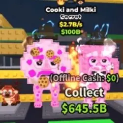 Candy Cooki and Milki [2.7B s] (Секретный персонаж) — Roblox, лот №222831