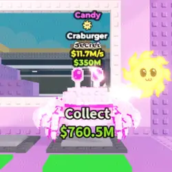 Candy Craburger 11.7 M s (SUN TRAIT) (Секретный персонаж) — Roblox, лот №222833