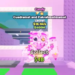 Candy Cuadramat and Pakrahmatmamat 16.1 M s (2 TRAITS) (Сек… — Roblox, лот №222838