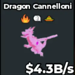 Candy DragonCannelloni 4.3B s With 3 Traits (Секретный перс… — Roblox, лот №222871