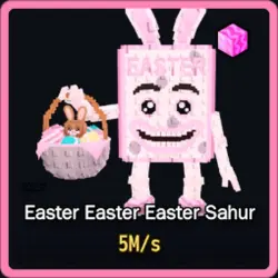 Candy Easter Easter Easter Sahur 5M s (Секретный персонаж) — Roblox, лот №222855